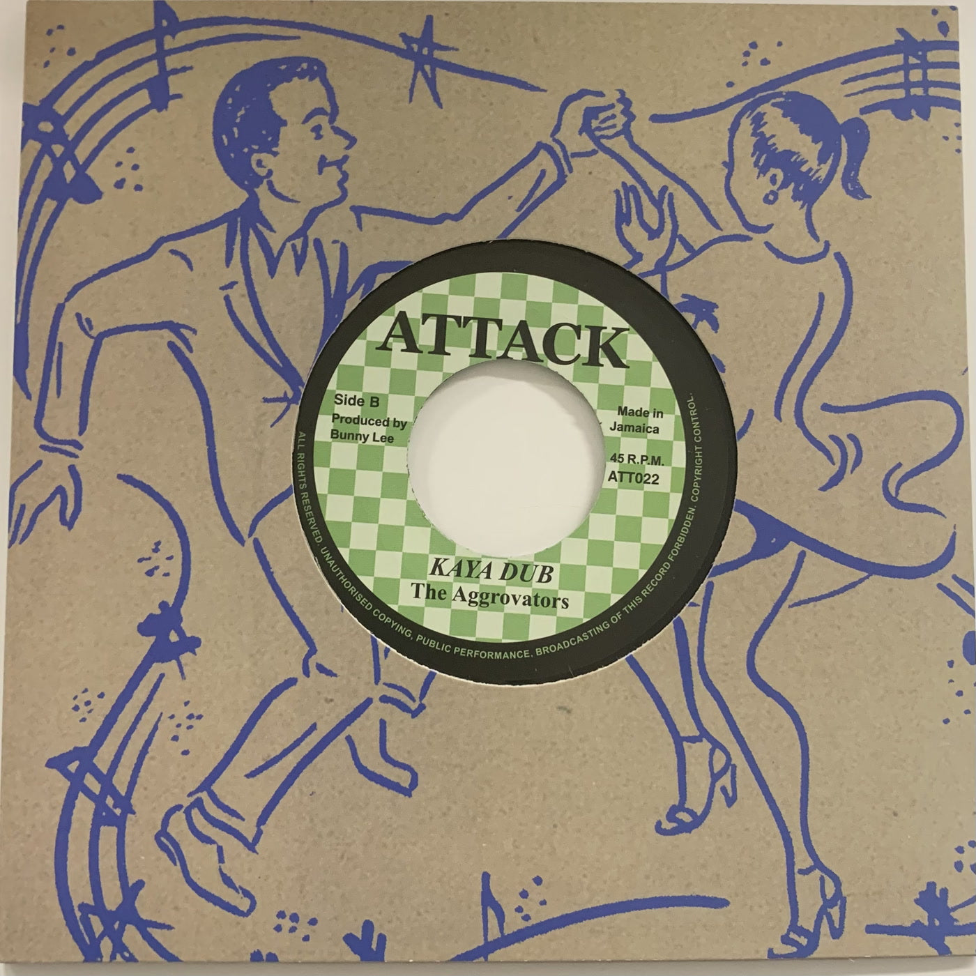 Ronnie Davis & The Aggrovators - Kaya / Kaya Dub (7")