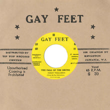 Johnny, The Attractions, Leslie Butler & Count Ossie - The Call of the Drums (7")
