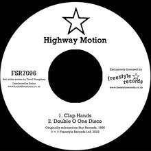 Highway Motion - Clap Hands / Double O One Disco (7")