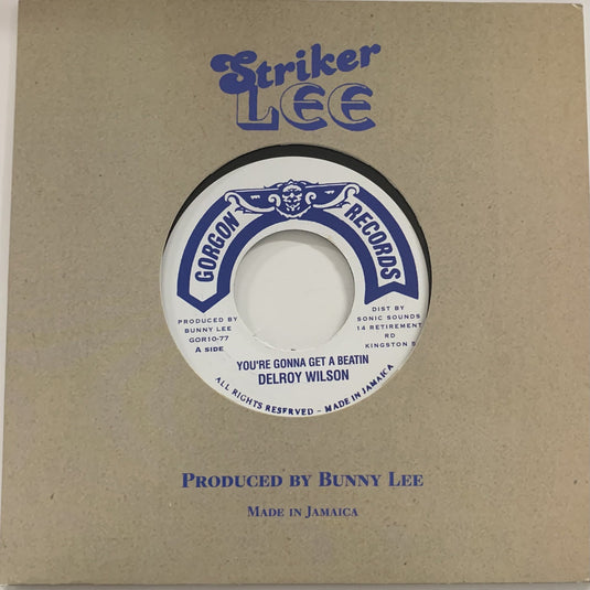 Delroy Wilson & The Aggrovators - You're Gonna Get A Beatin' / Beatin Dub (7")