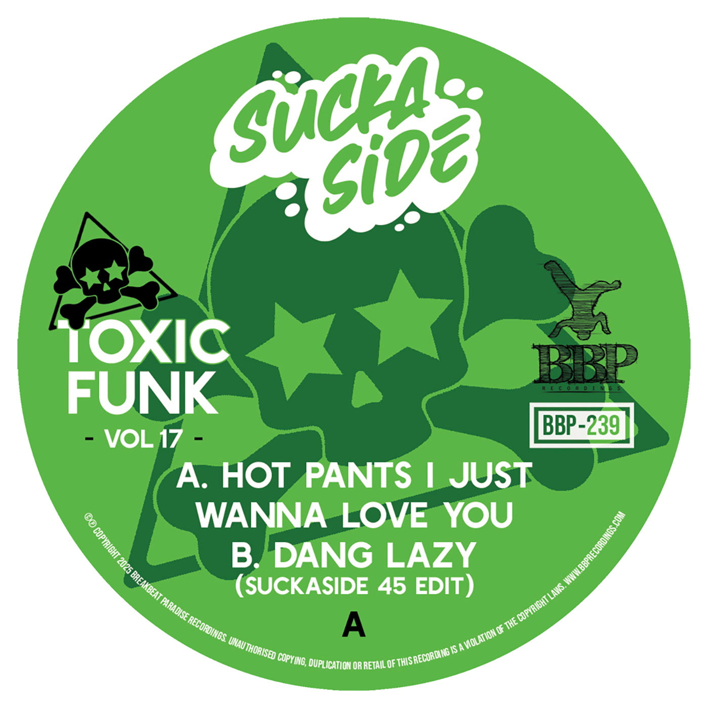 Suckaside - Toxic Funk Vol. 17 (7")