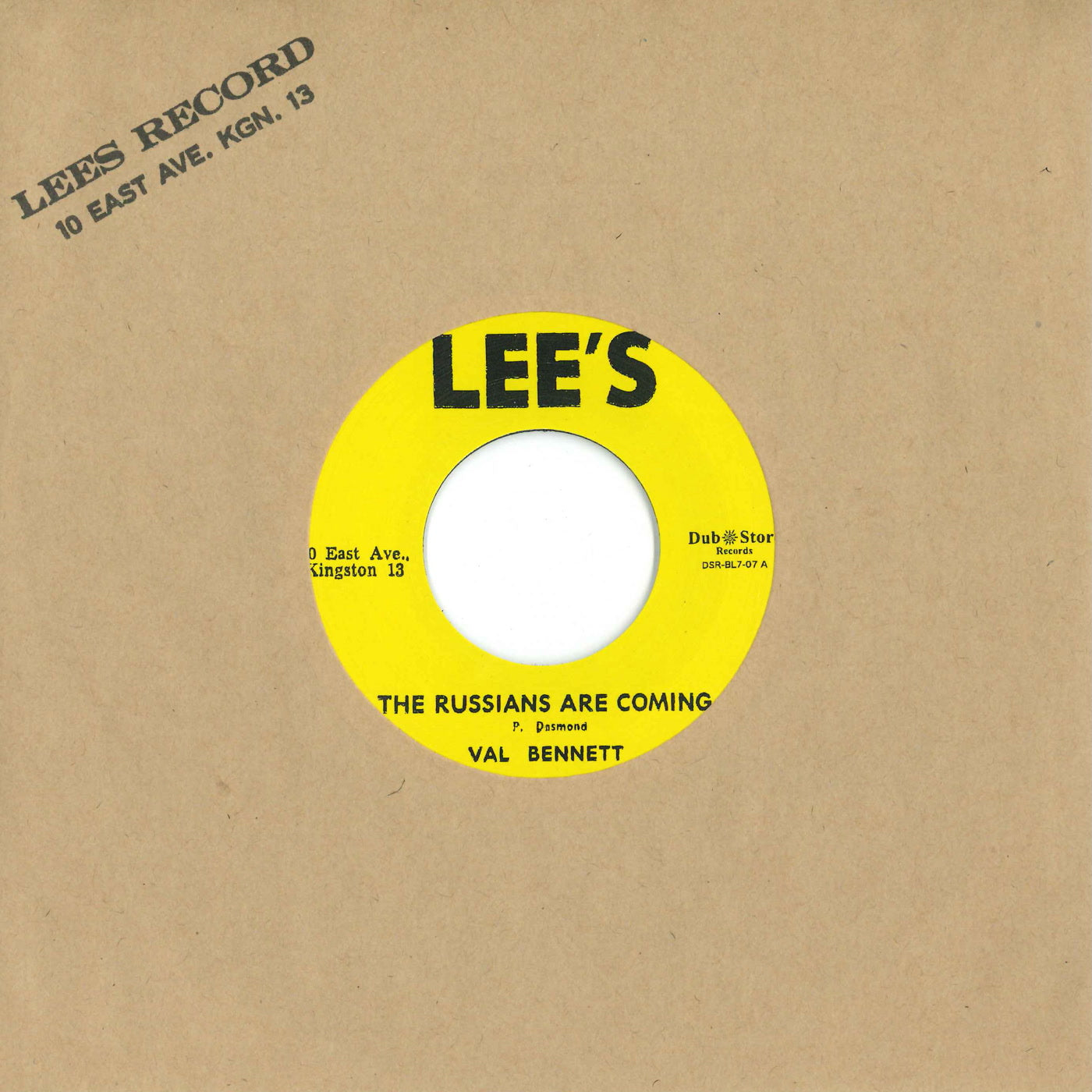 Val Bennett & Glen Adams - The Russians Are Coming / Lonely Girl (7")