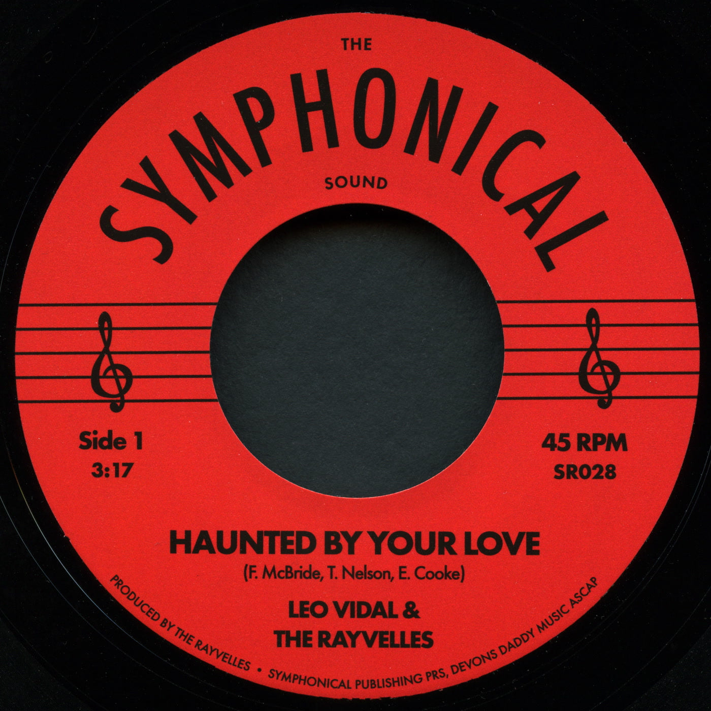 Leo Vidal & The Rayvelles - Haunted by Your Love (7")