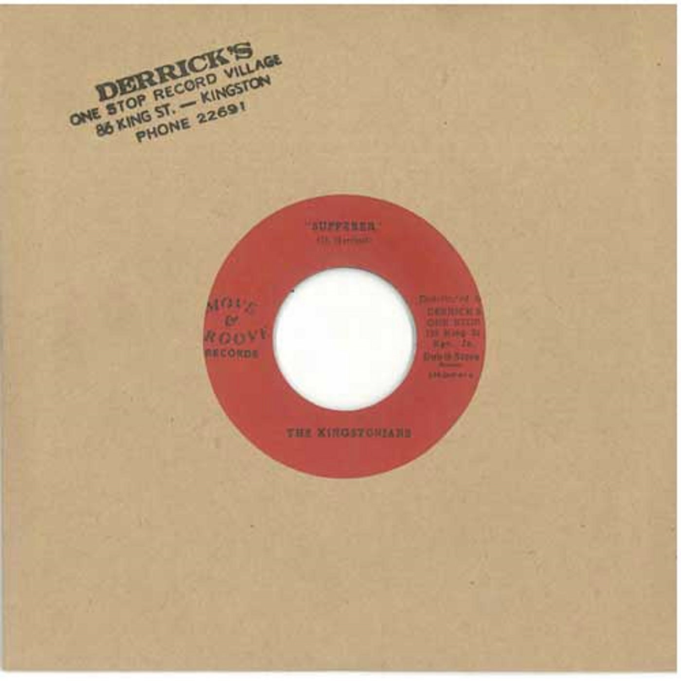 Kingstonians - Sufferer / Kiss A Finger (7")
