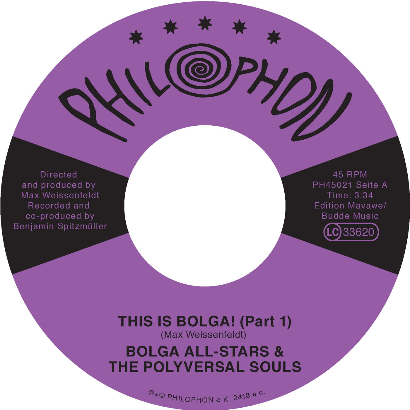 Polyversal Souls - This Is Bolga! Pt. 1 & 2 (7")