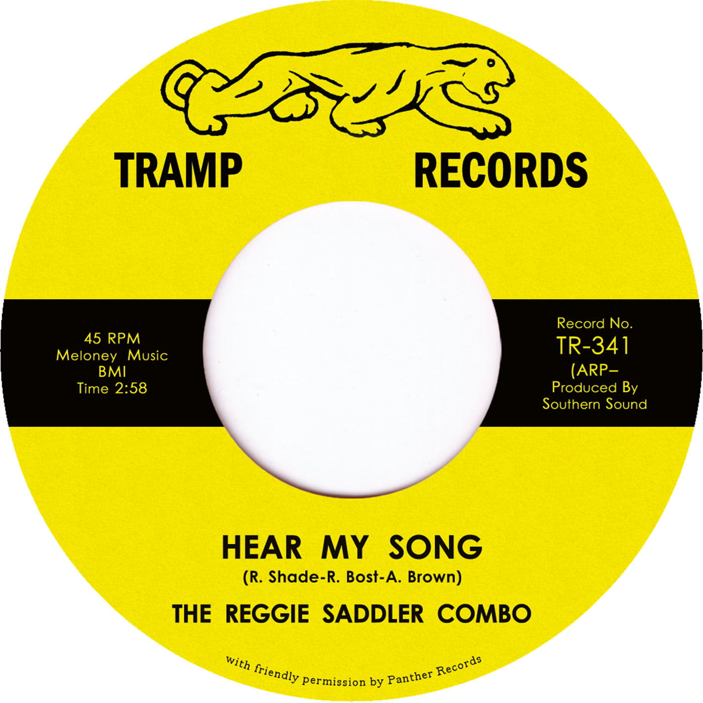 Reggie Saddler Combo - Hear My Song (7")
