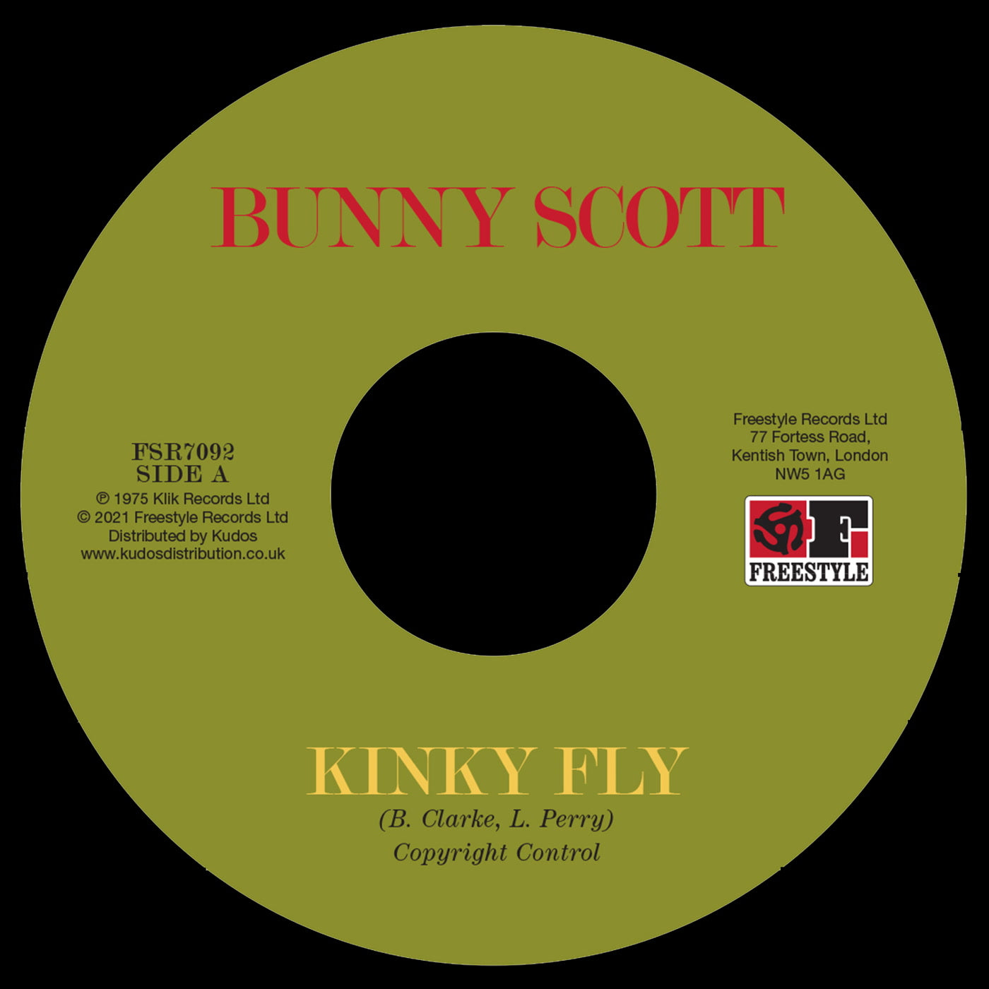 Bunny Scott - Kinky Fly / Sweet Loving Love (7")