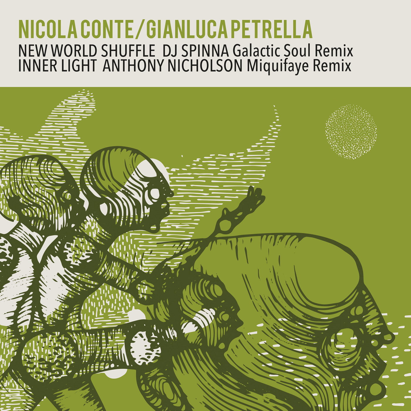 Nicola Conte & Gianluca Petrella - New World Shuffle / Inner Light Remixes (12")
