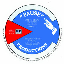 Pause - Got to Know (12")