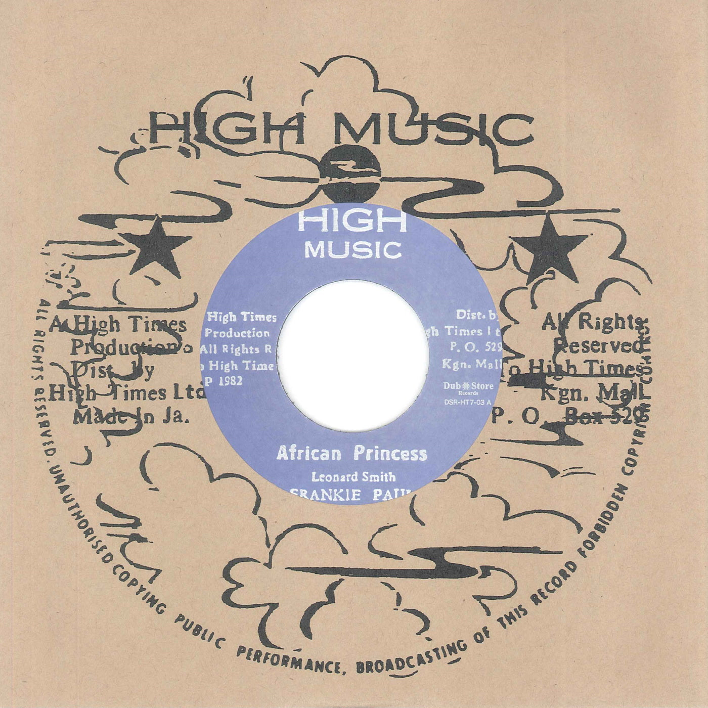 Frankie Paul & High Times Players - African Princess (7")