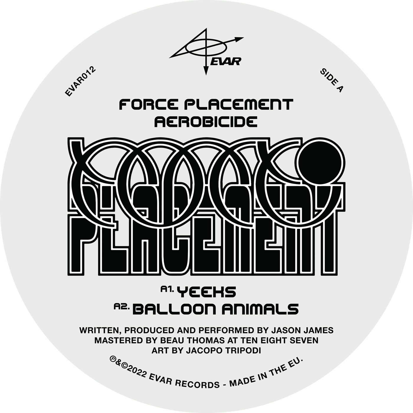 Force Placement, Detroit in Effect, Martyn Bootyspoon & DJ Manny - Aerobicide (12")