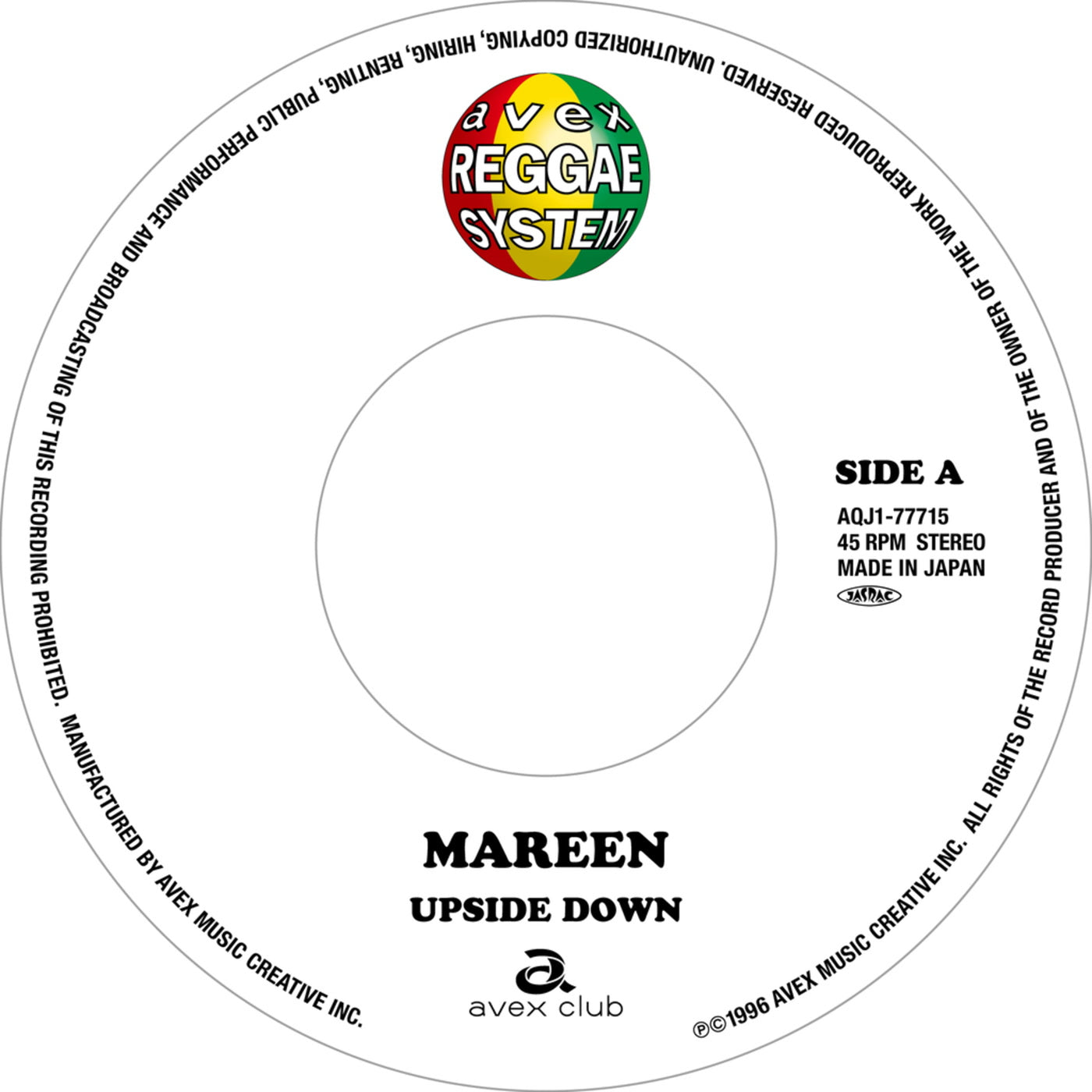 MAREEN - Upside Down / Smooth Operater (7")