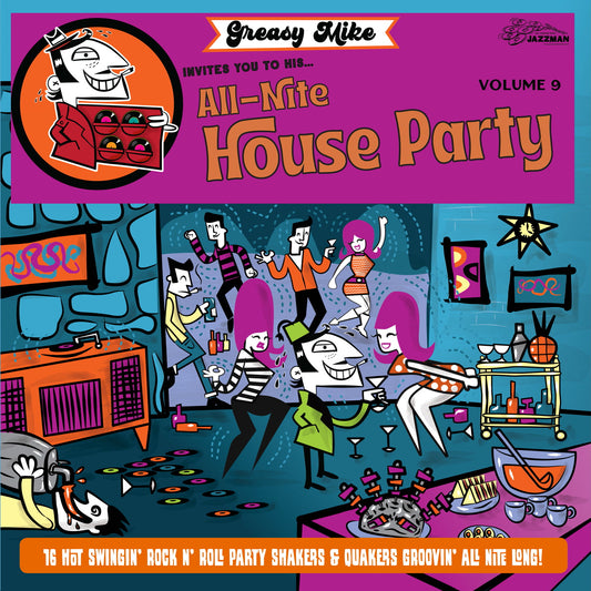 Various Artists - Greasy Mike Invites You to His All-Nite House Party (LP)