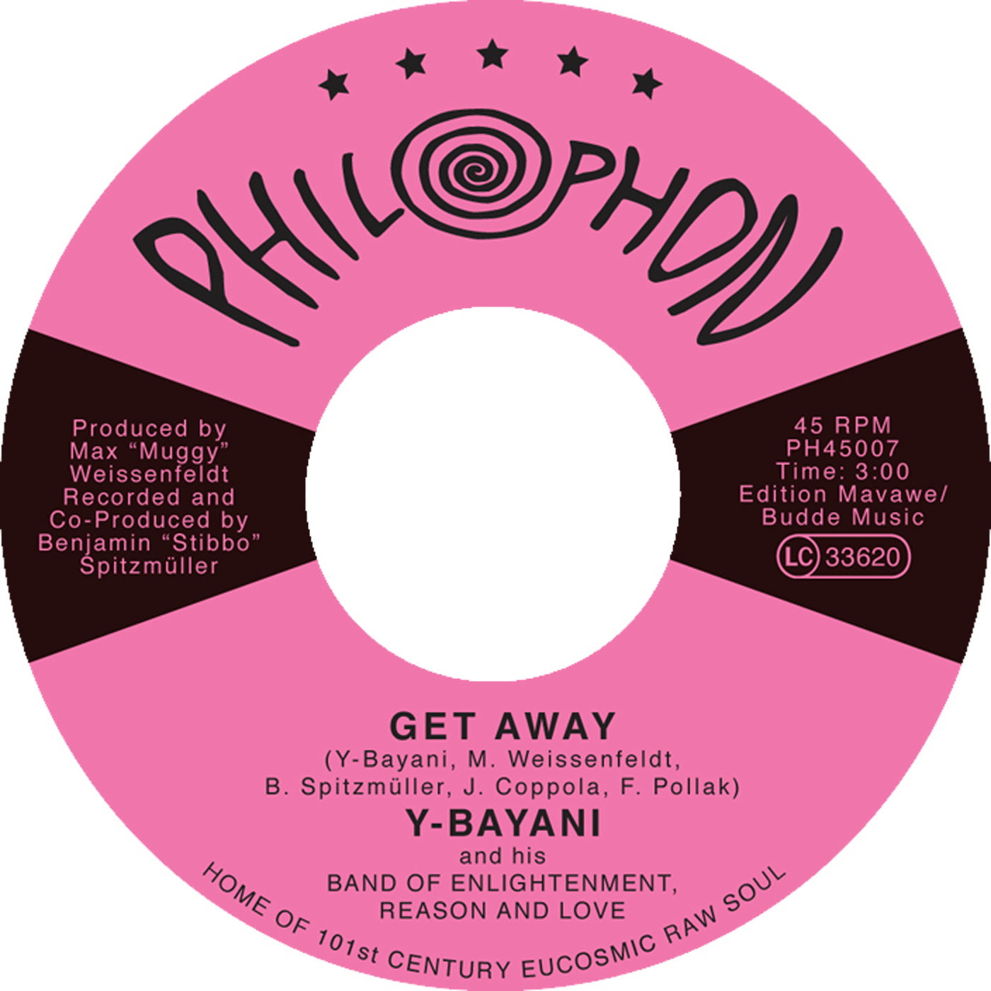 Y-bayani - Get Away (7")