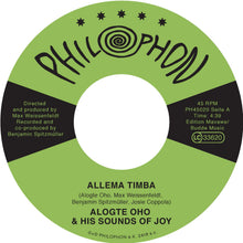Alogte Oho & His Sounds of Joy - Allema Timba (7")