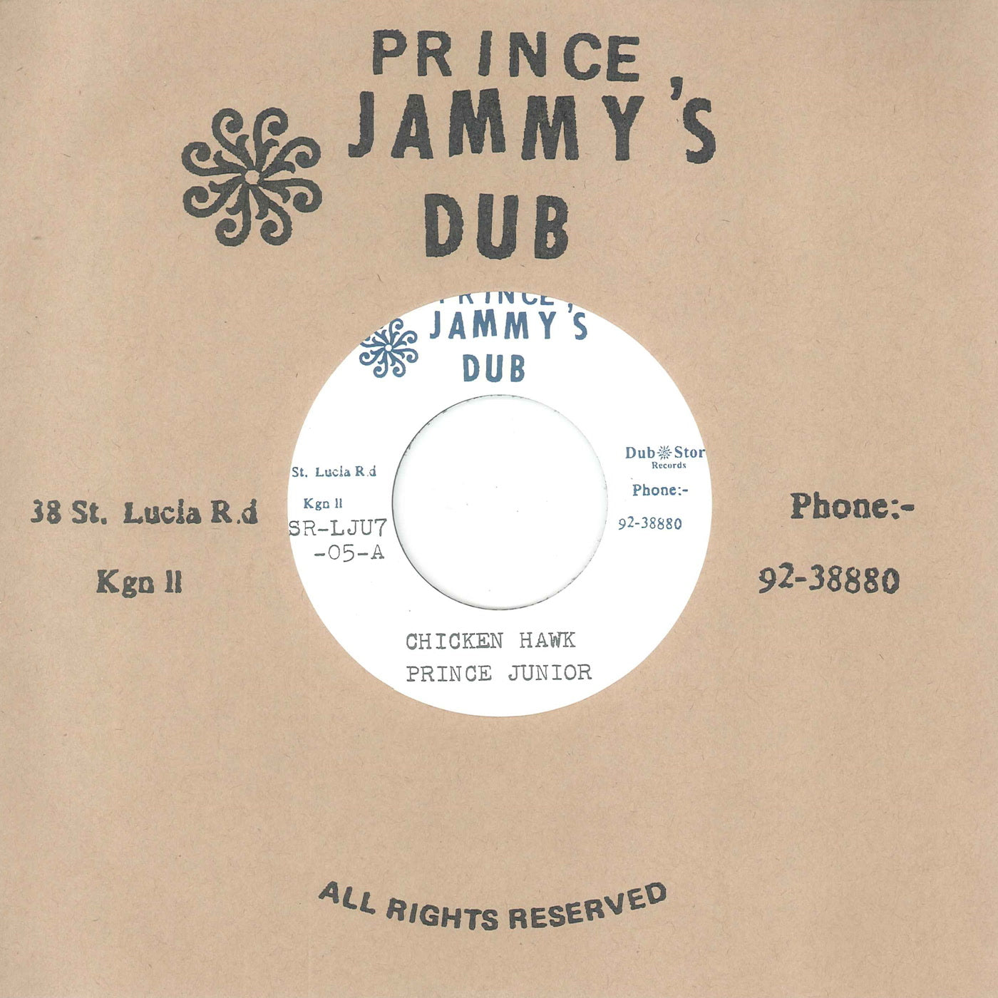 Prince Junior & Prince Jammys - Chicken Hawk (7")