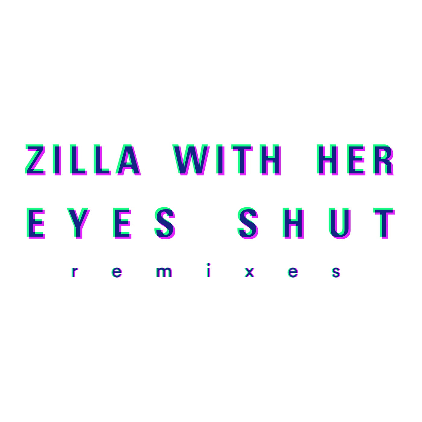 Zilla With Her Eyes Shut, James AV & Cassius Select - Remixes (12")