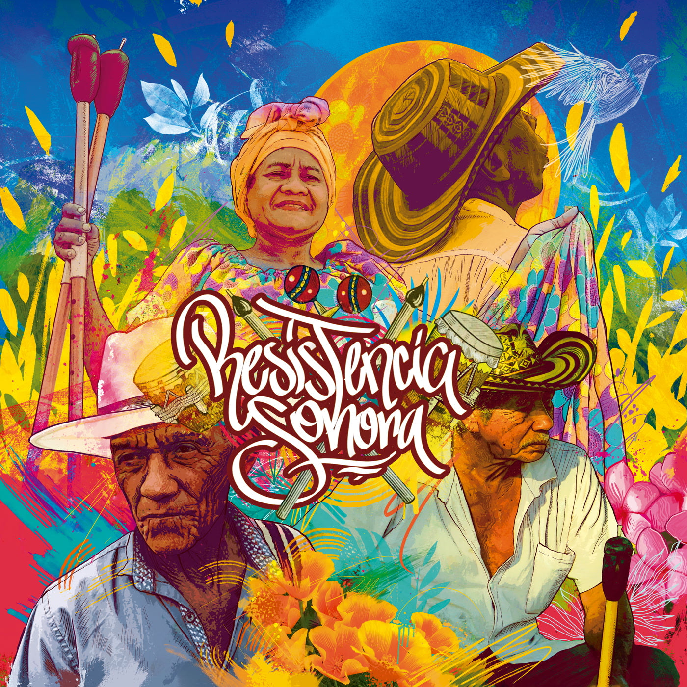 Alejandro Mendoza, Andrés Narváez, Ismael Ortíz & Marqueza Mercado - Resistencia Sonora: The Living Roots of Gaita Music in Ovejas, Colombia (LP)