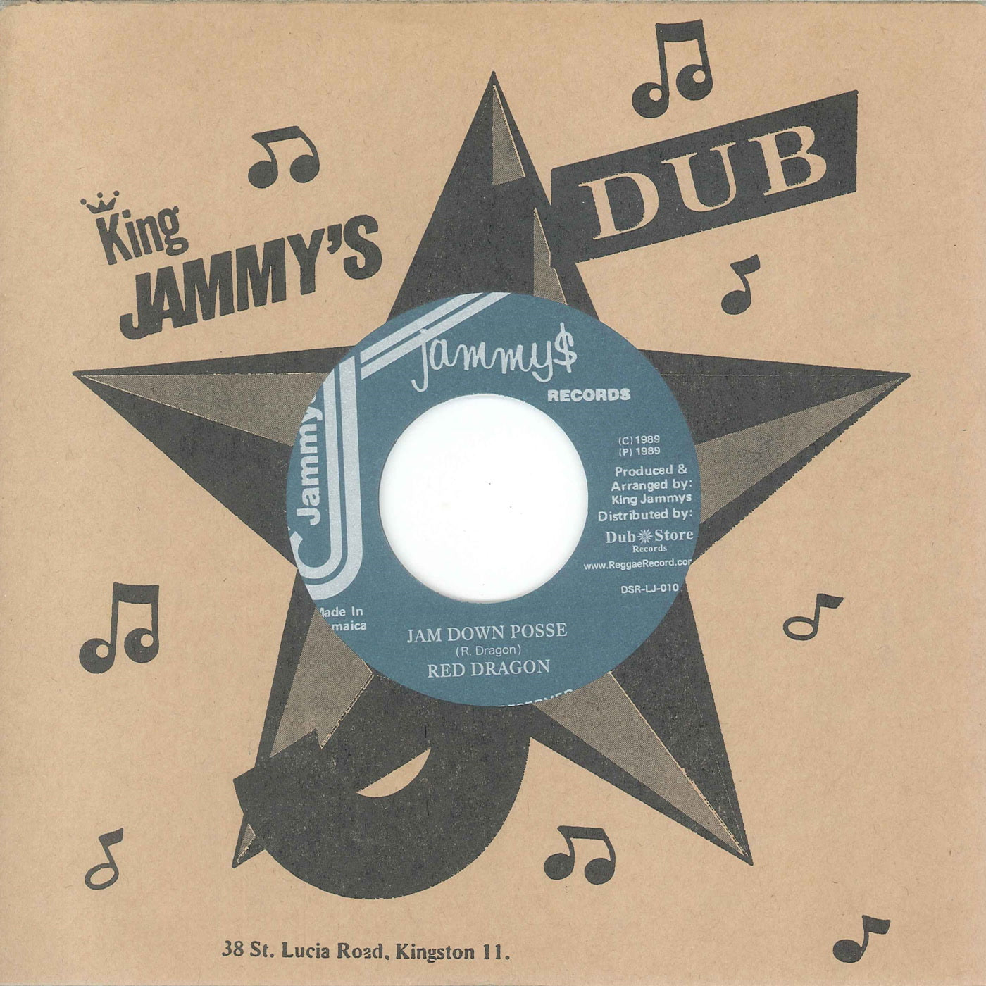 Red Dragon - Jam Down Posse (7")