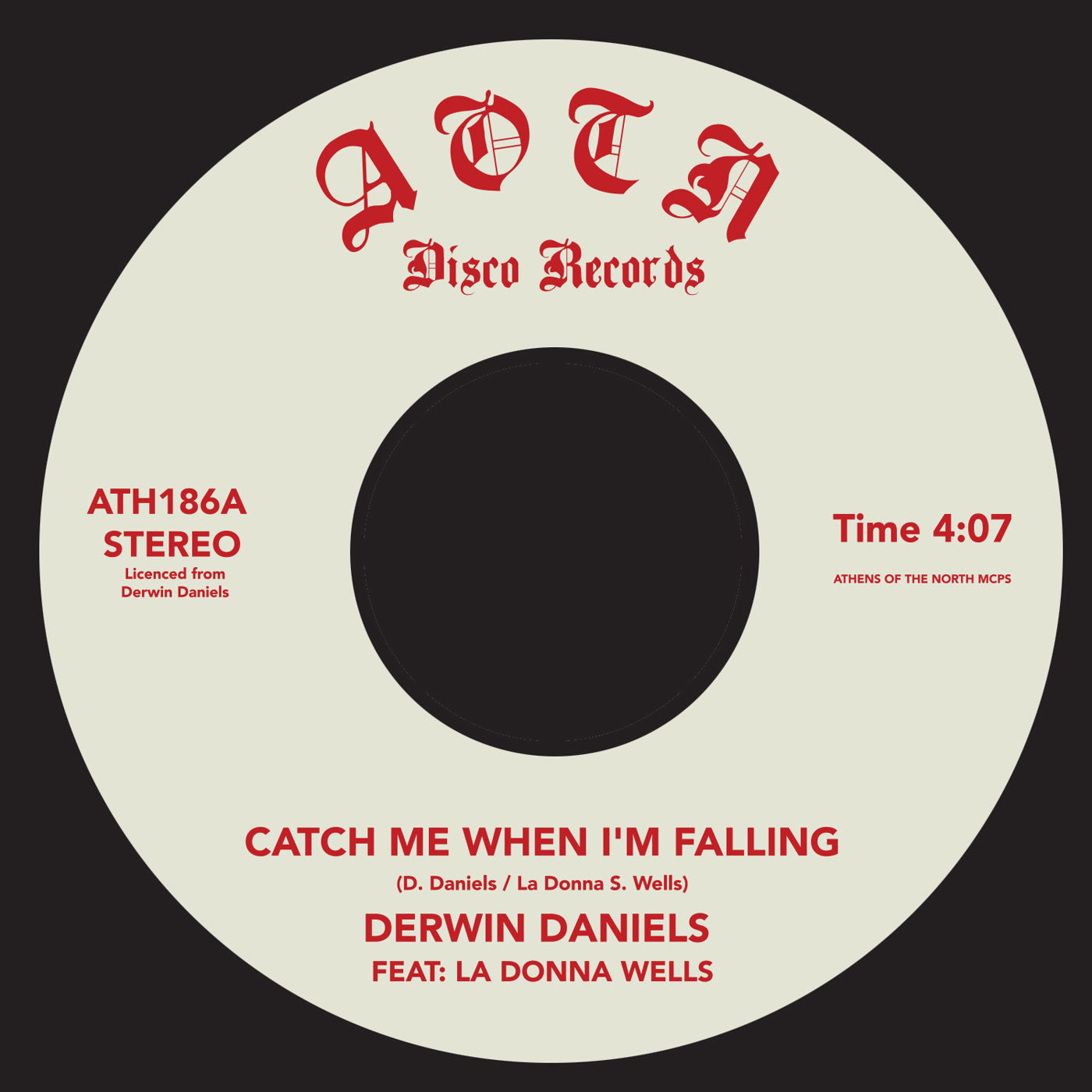 Derwin Daniels - Catch Me When I'm Falling (7")