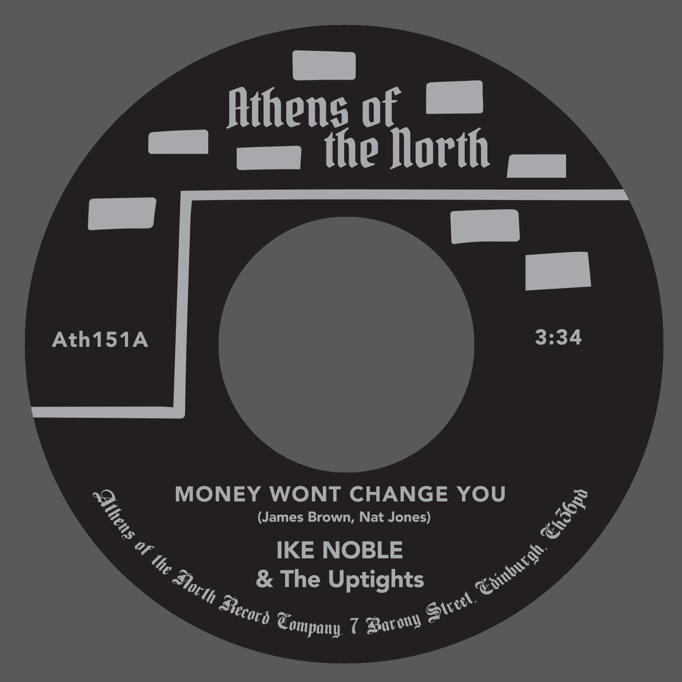 Ike Noble & The Uptights - Money Wont Change You (7")