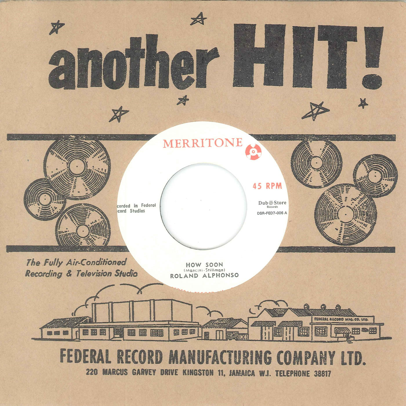 Roland Alphonso - How Soon / How Soon Part 2 (7")