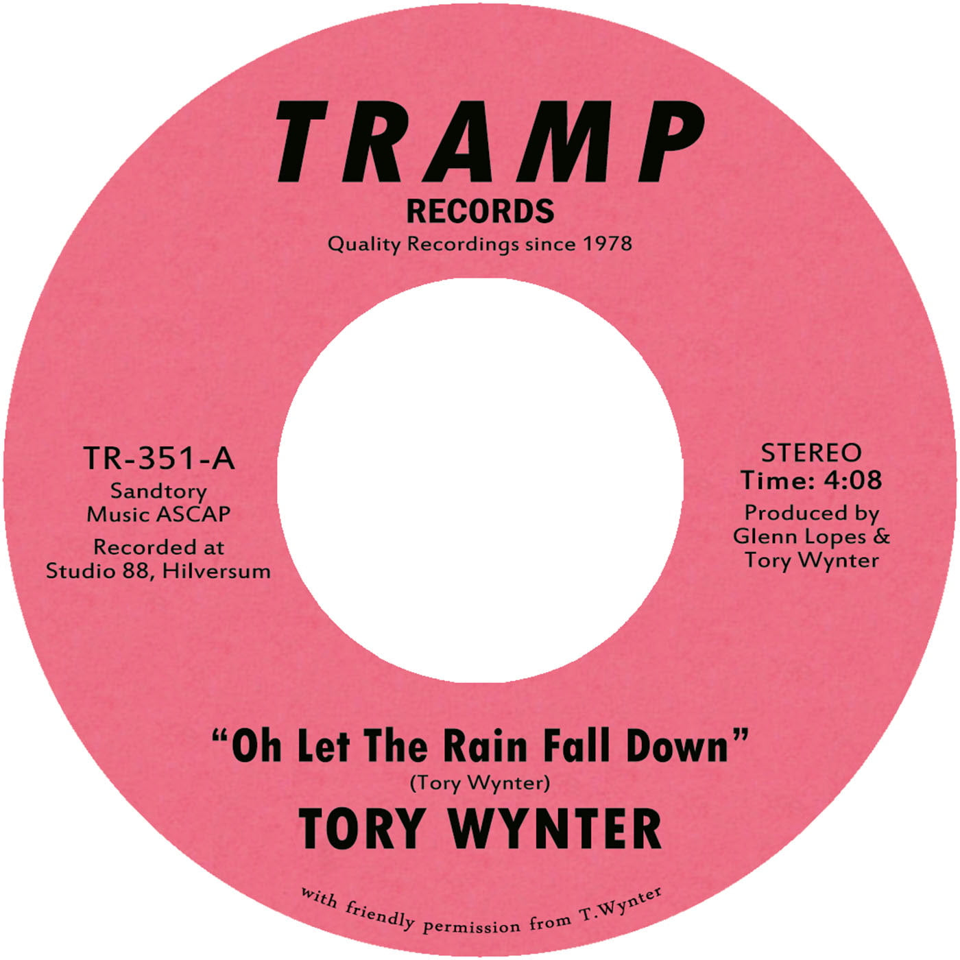 Tory Wynter - Oh Let The Rain Fall Down (7")