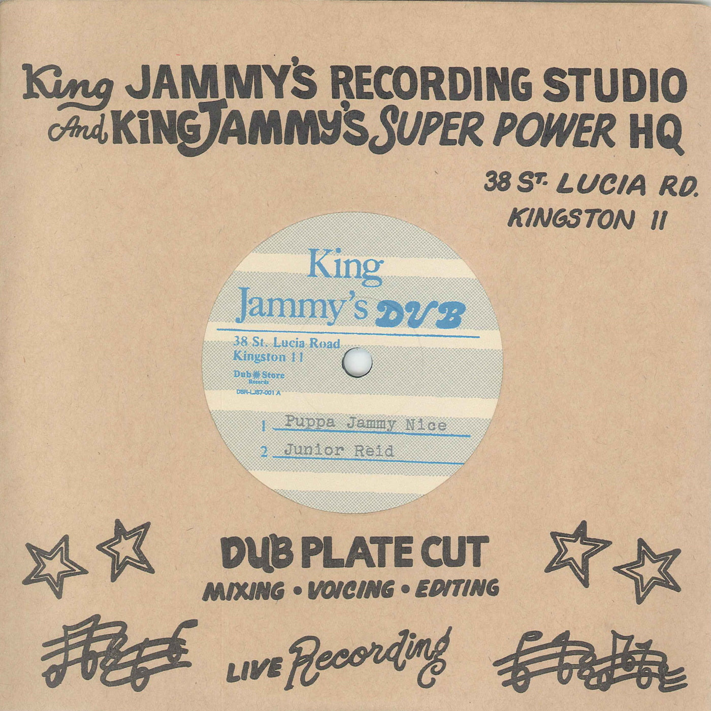 Junior Reid & Little John - Puppa Jammy Nice / Jammys Has Come (7")