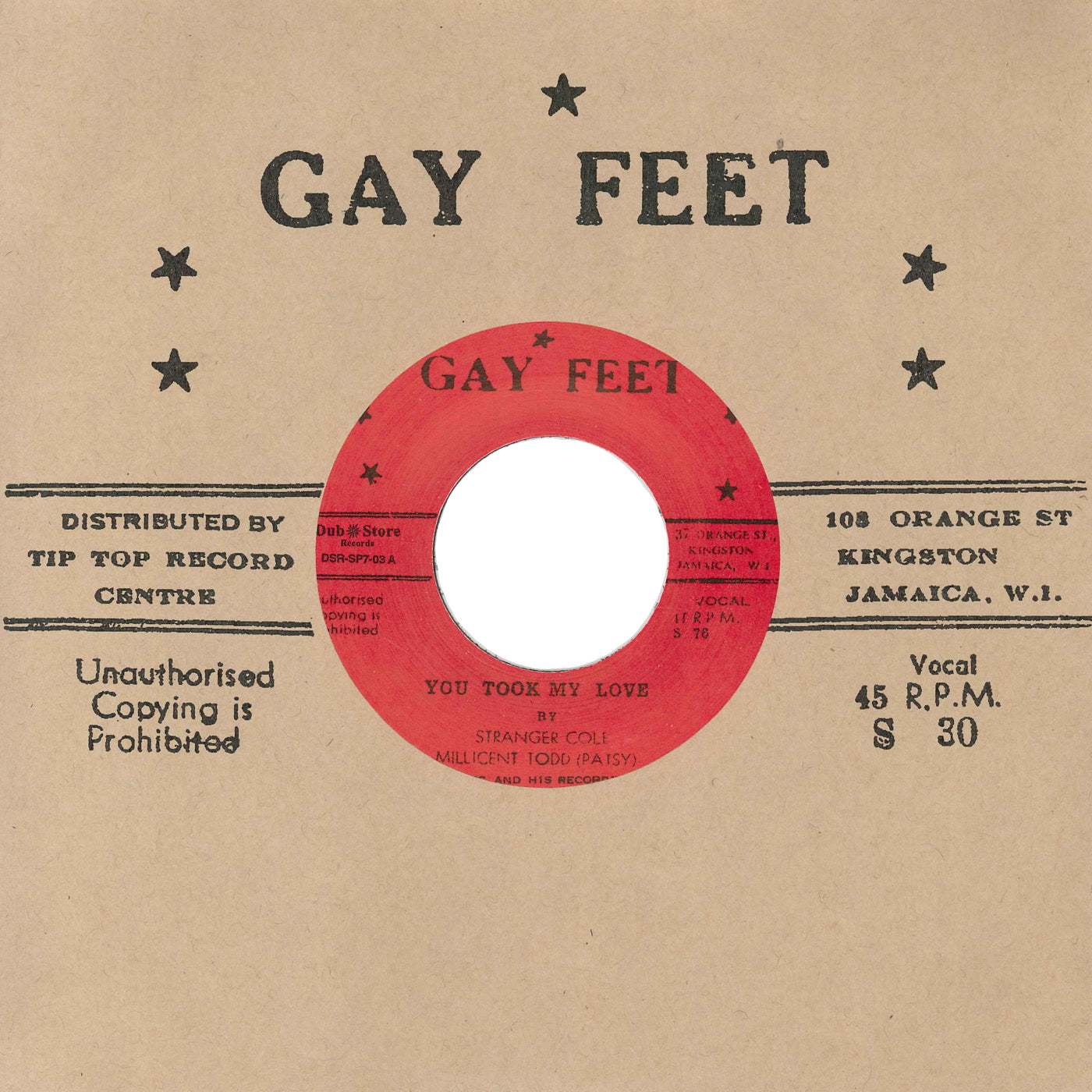 Stranger Cole, Patsy Millicent Todd & The Webber Sisters - You Took My Love (7")