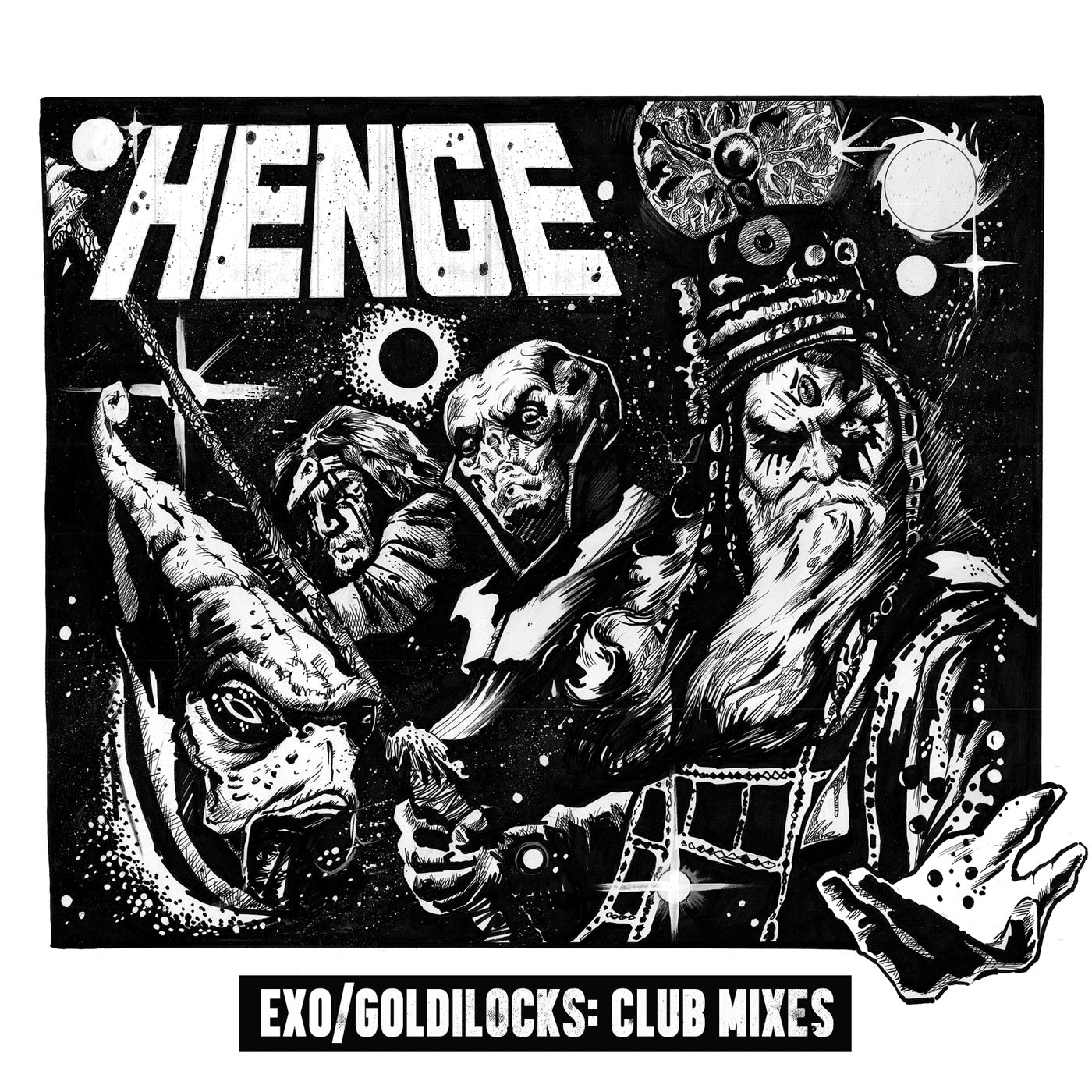 HENGE, 808 State, Brain Rays & Quiet - Exo/Goldilocks: Club Mixes (10")