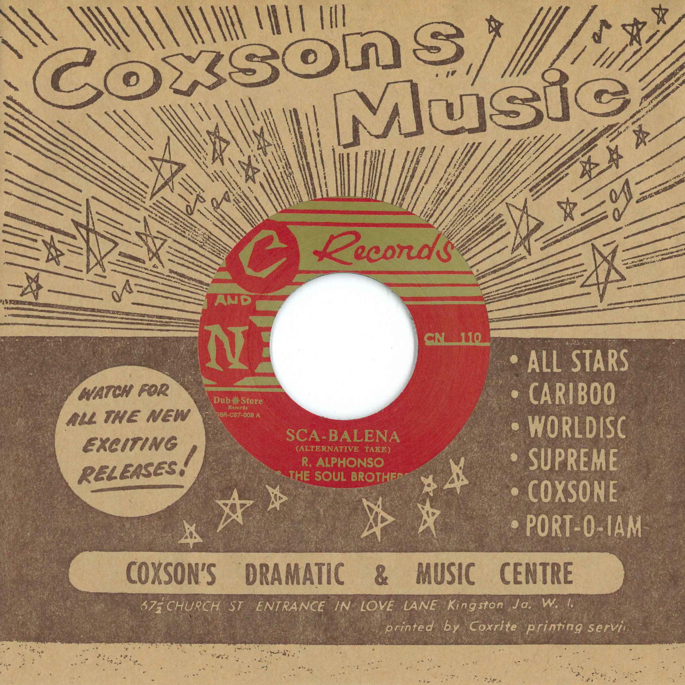 Roland Alphonso & The Soul Brothers / Tommy McCook & Tommy McCook - Two for One (7")