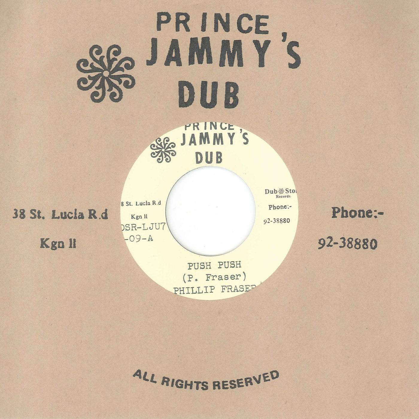King Everal & Prince Jammys - Push Push (7")