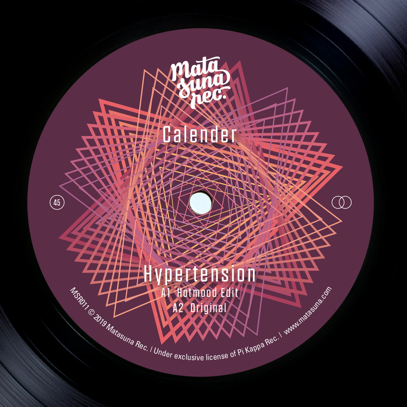 Calender - Hypertension | Ritmo Latino (12")