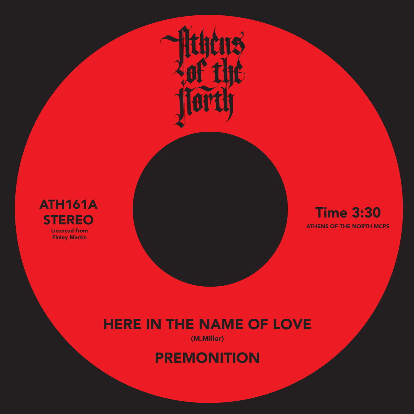Premonition - Here in the Name of Love (7")