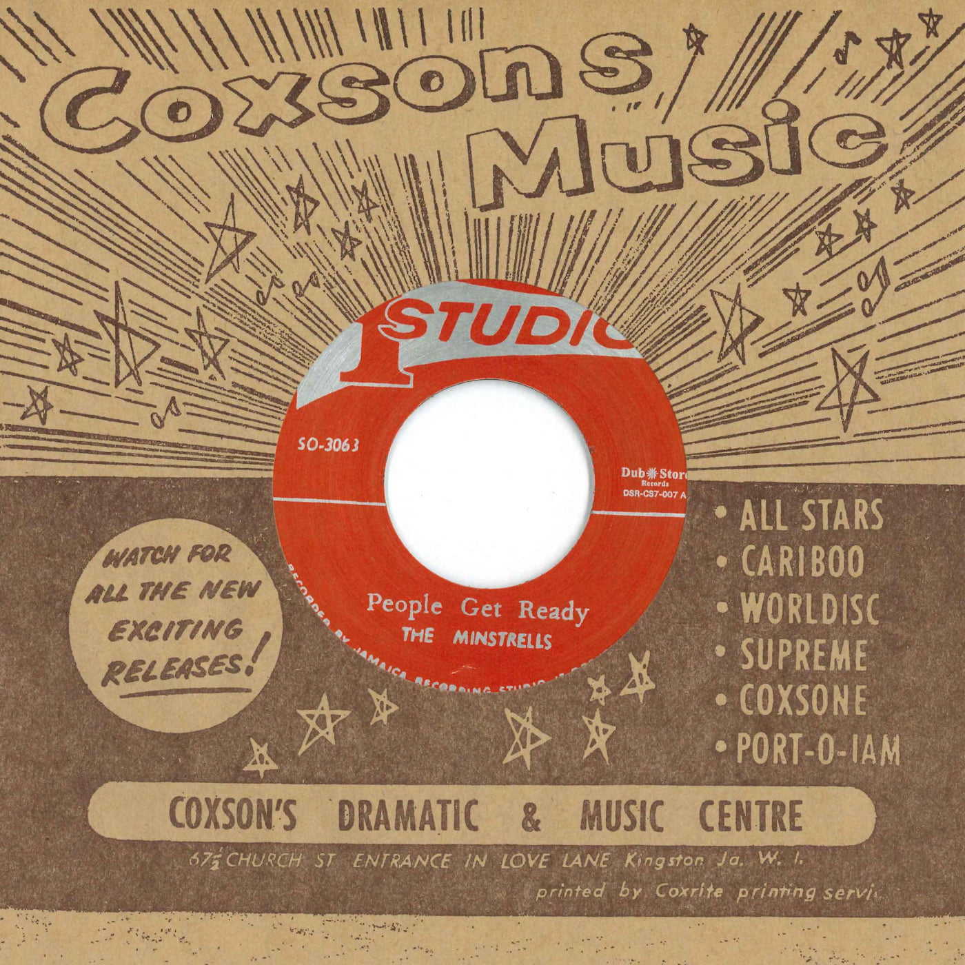 The Minstrells & The Hamlins - People Get Ready / Everyone Got to Be There (7")
