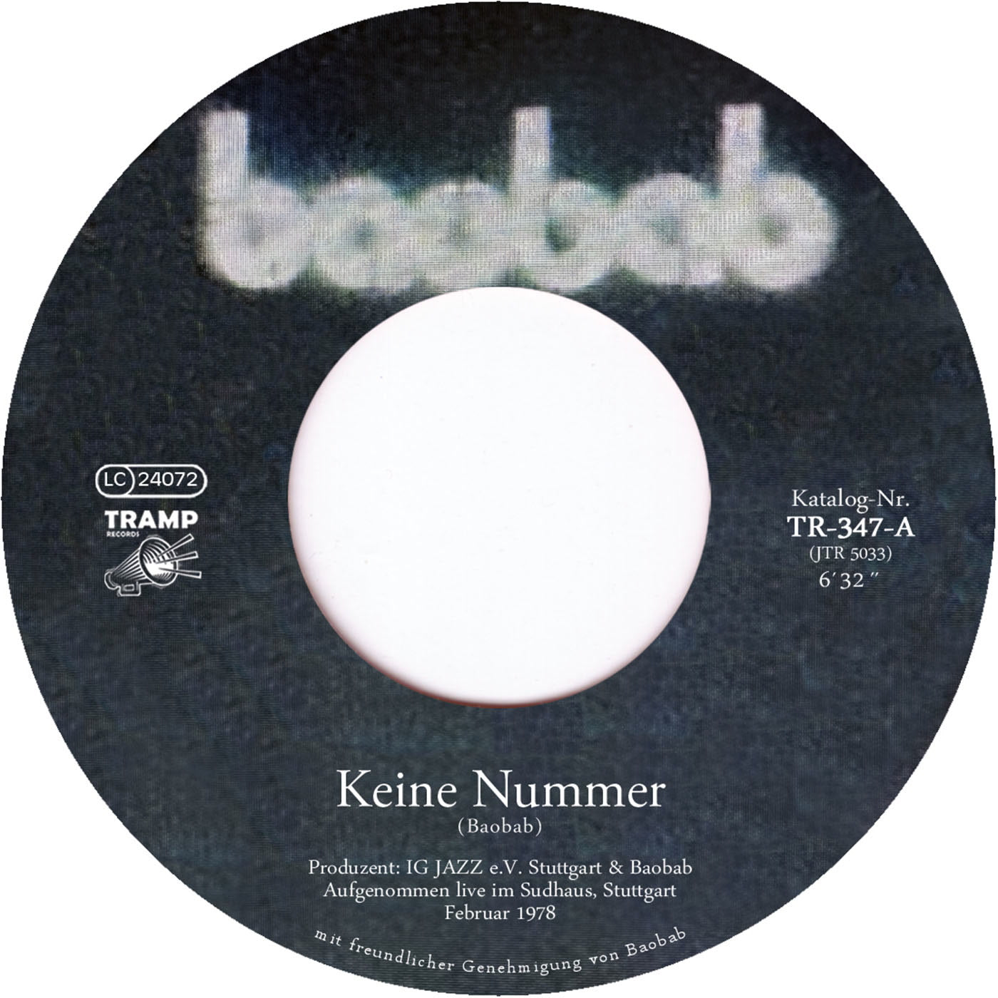 Baobab - Keine Nummer (7")