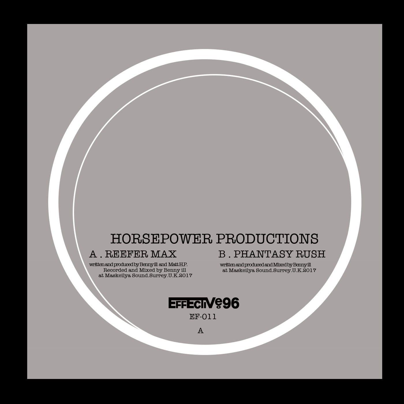 Horsepower Productions - Reefer Max / Phantasy Rush (12")
