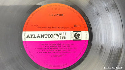 Led Zeppelin - Led Zeppelin (LP Album M/Print Tur) UK 1969 VG+ LP