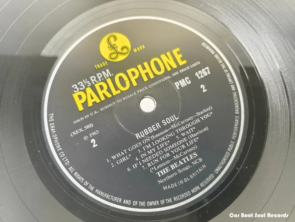 The Beatles - Rubber Soul (LP Album Mono RP 2nd) UK 1966 NM or M- LP