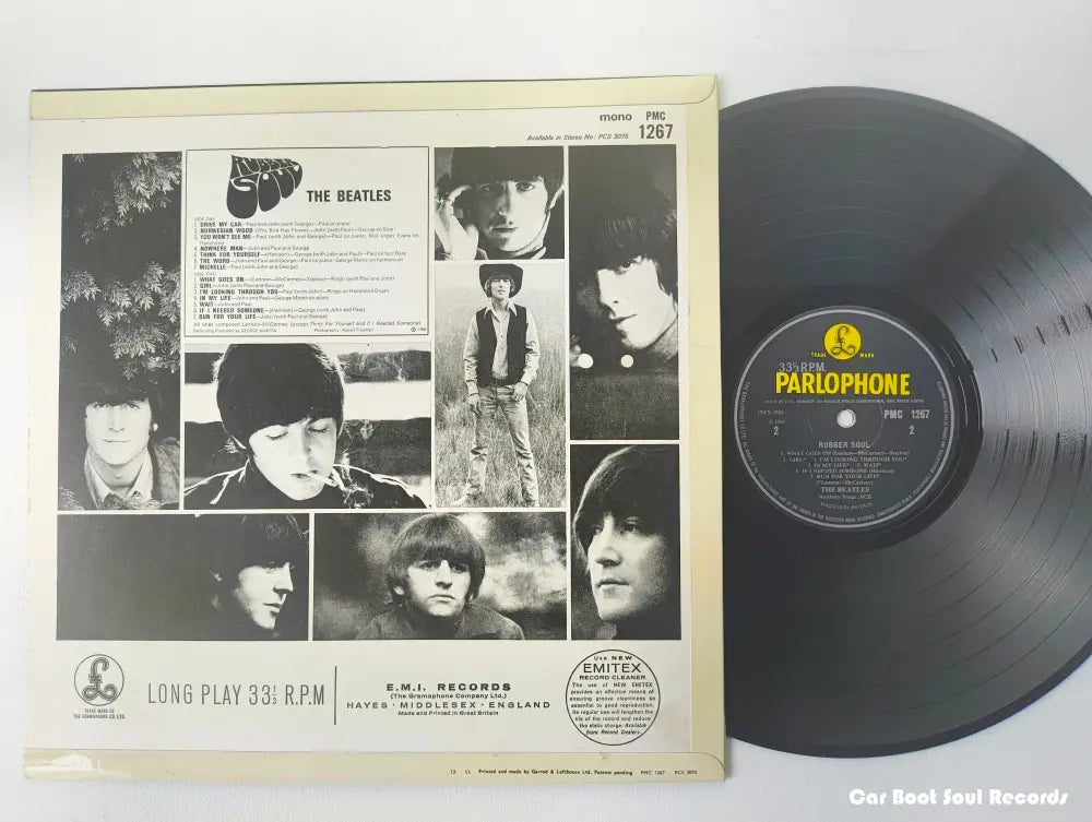 The Beatles - Rubber Soul (LP Album Mono RP 2nd) UK 1966 NM or M- LP